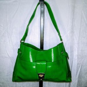 Women's Bright Green Liz Claiborne Tote Bag